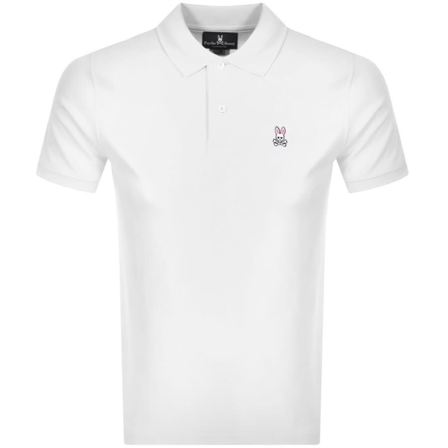 Psycho Bunny Classic Polo T Shirt White | Mainline Menswear us